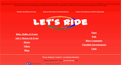 Desktop Screenshot of lets-ride.ca